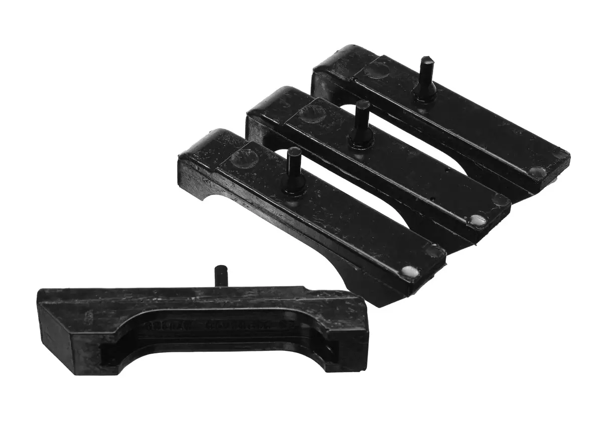 3.6117G  -  Radiator Isolator Pad Set; Black; Small Block 3 Row; 1