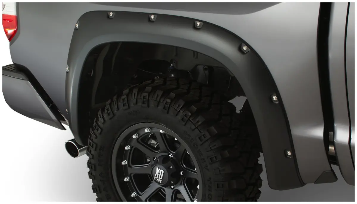 30040-02  -  Pocket/Rivet Style Fender Flares Black Smooth Finish 2-Piece Rear 1