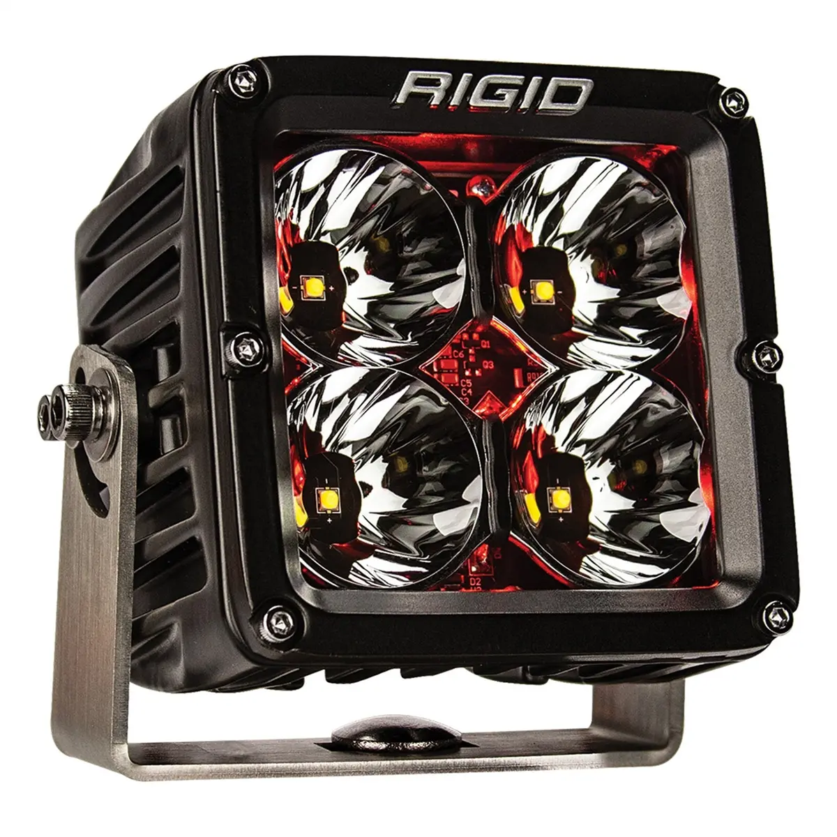 32203  -  Radiance Pod Xl With Red Backlight, Surface Mount, Black Housing, Pair 1