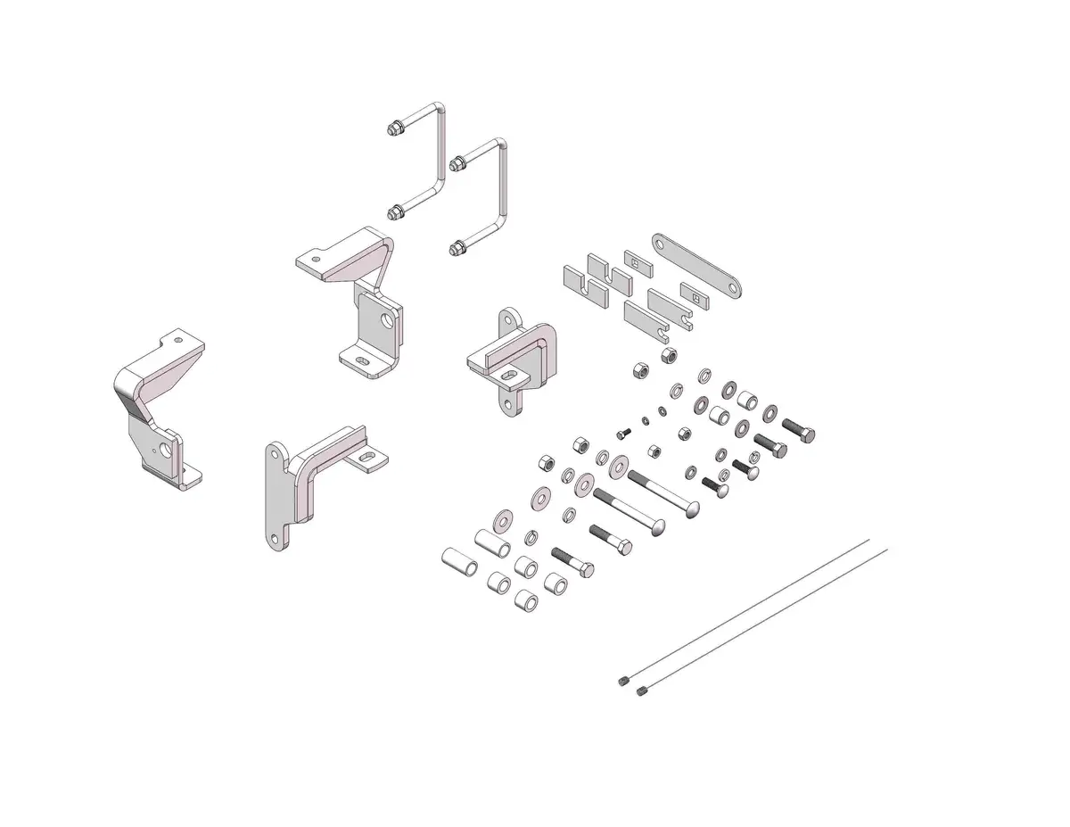 32221  -  Bracket Bolt-On No Drilling Required 1