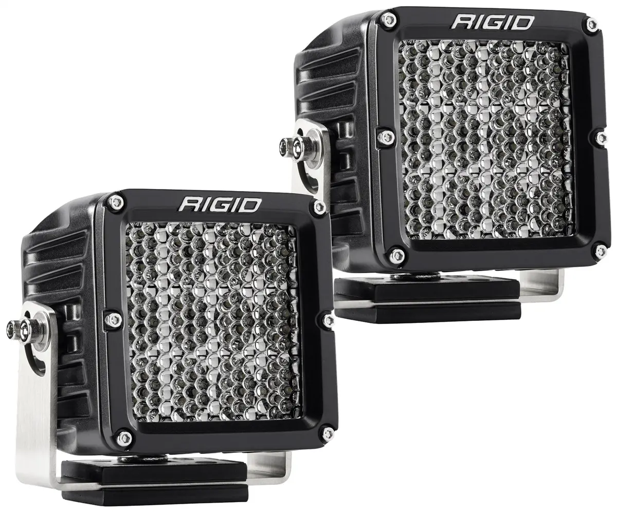 322713  -  D-Xl Pro Led Light, Driving Diffused, Surface Mount, Black Housing, Pair 1