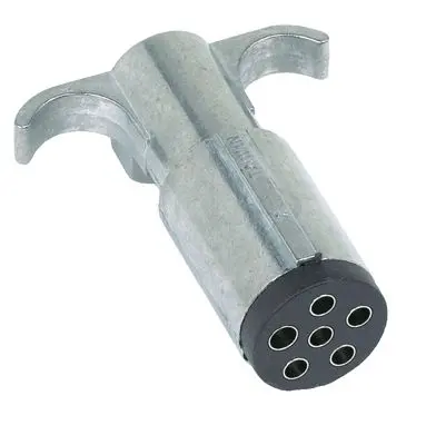 32569  -  Trailer End 6 Pole Round Die-Cast Zinc Without Mount Bracket & Hardware Bagged 1