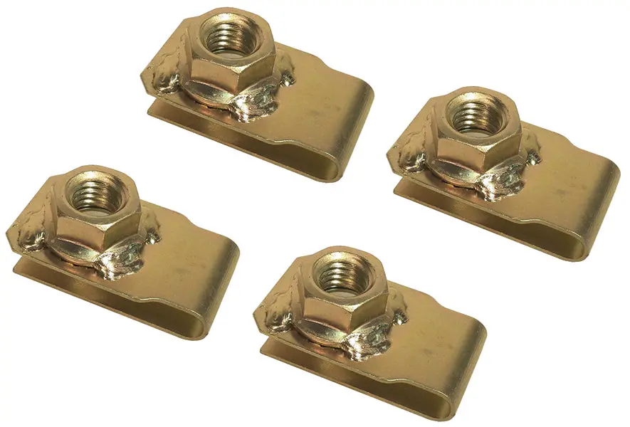32767  -  5/8 Inch  Clip-On Nut Service Kit For Husky 4 Bolt Rails Set Of 4 1