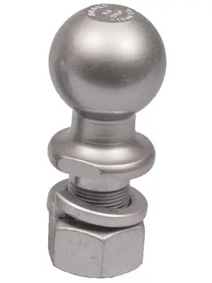 39386  -  2-5/16" Ball 12K Gross Tow Cap 1-1/4" Shank Dia 2-5/8" Shank Length Raw Steel 1