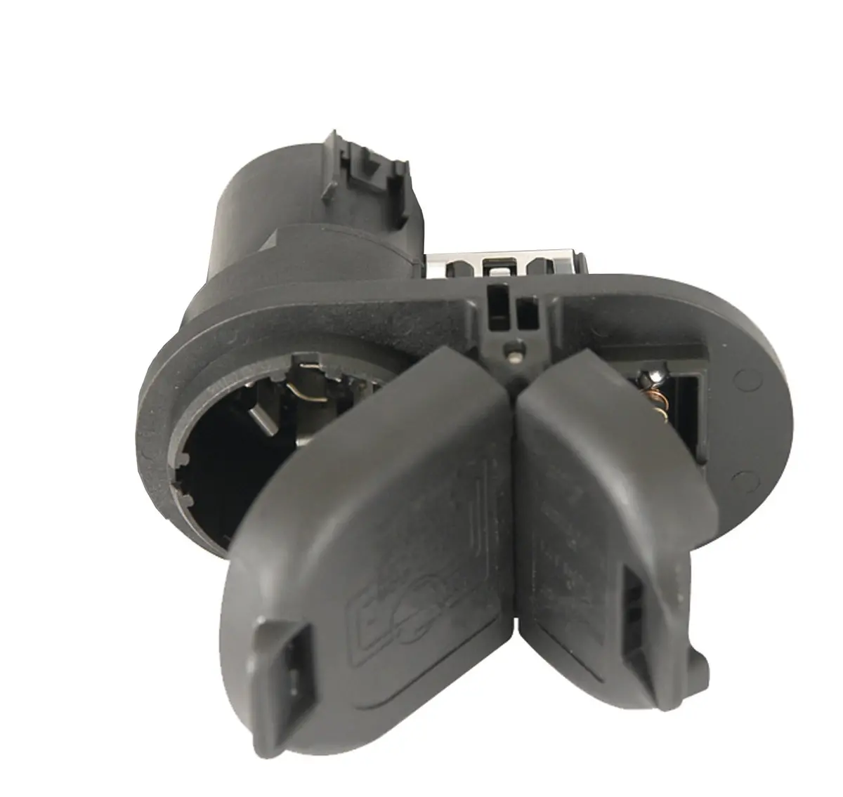 33059  -  4 Way Flat & 7 Way Rnd Utilizes Oem Connectors Mounting Bracket Carded 1