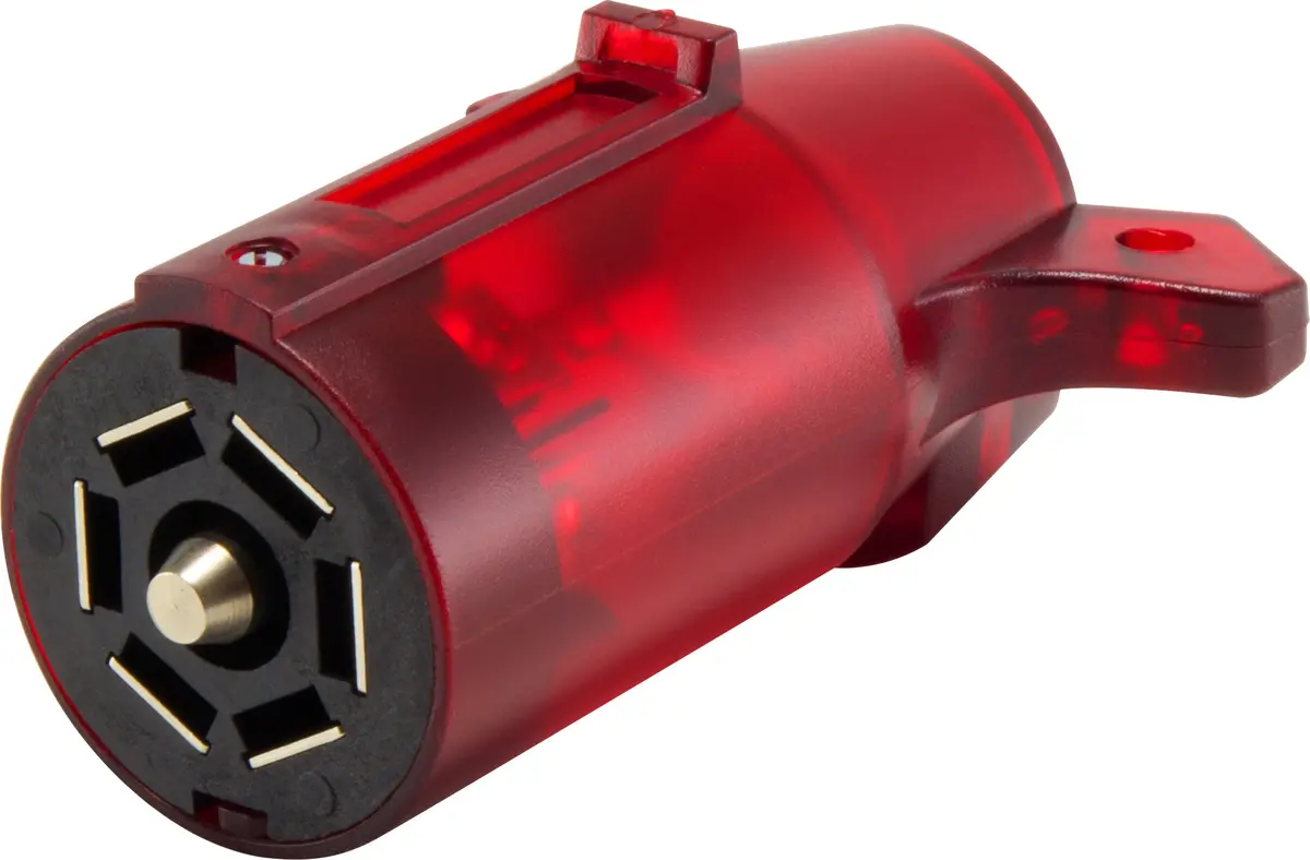 33067  -  Trailer Side Plug 7 Rv Blade Without Wire Illuminated 1