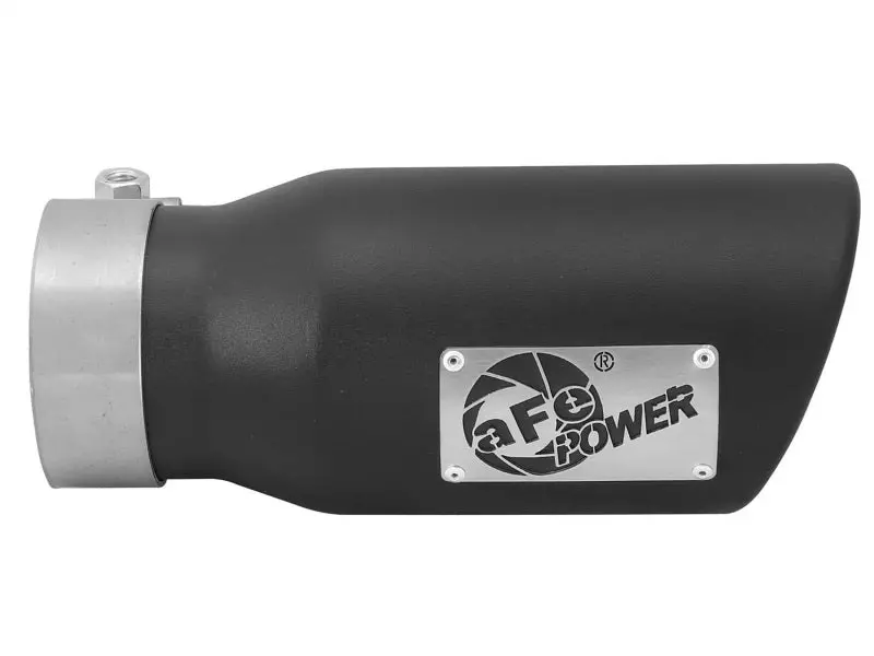 Afe Machforce Xp 3In Inlet X 4In Outlet X 9In Length Clamp-On Black Tip 2