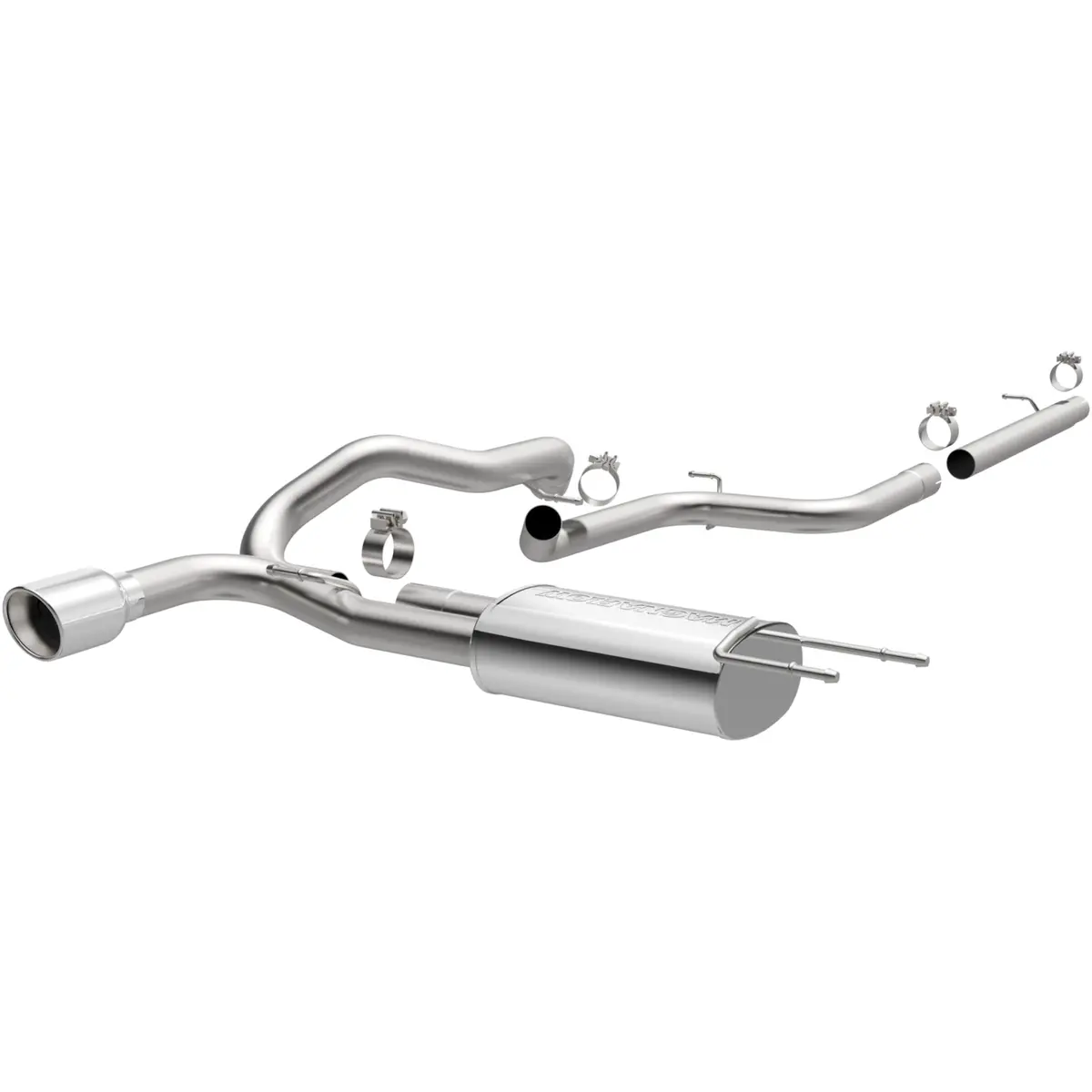 15127  -  Street Series Stainless Cat-Back System 1