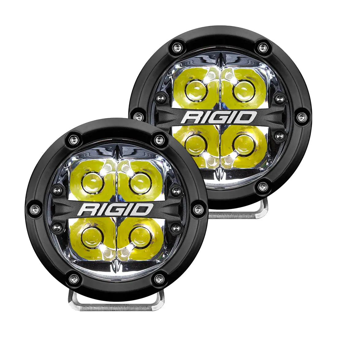 36113  -  360-Series 4 Inch Off-Road Led Light, Spot Beam, White Backlight, Pair 1