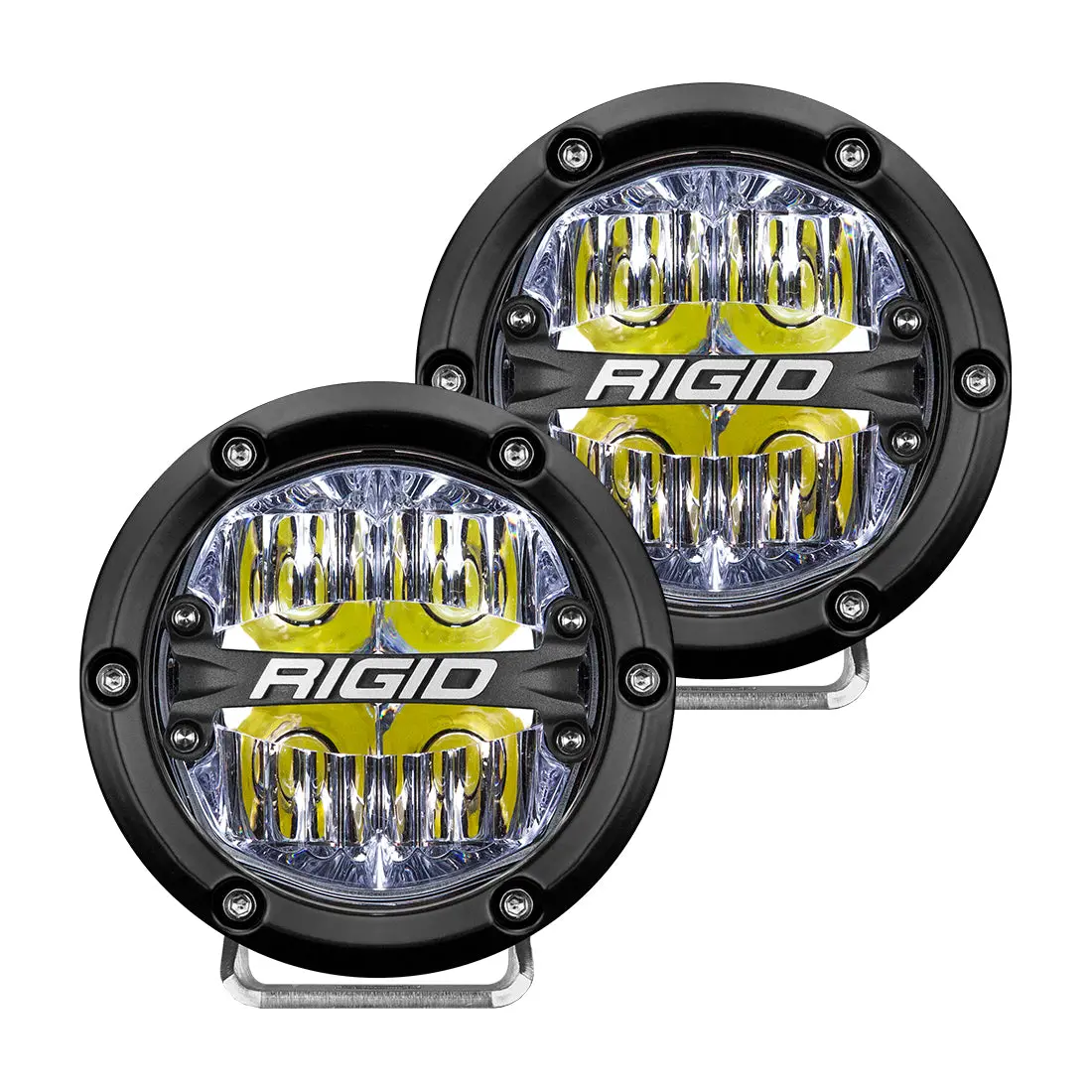 36117  -  360-Series 4 Inch Off-Road Led Light, Drive Beam, White Backlight, Pair 1