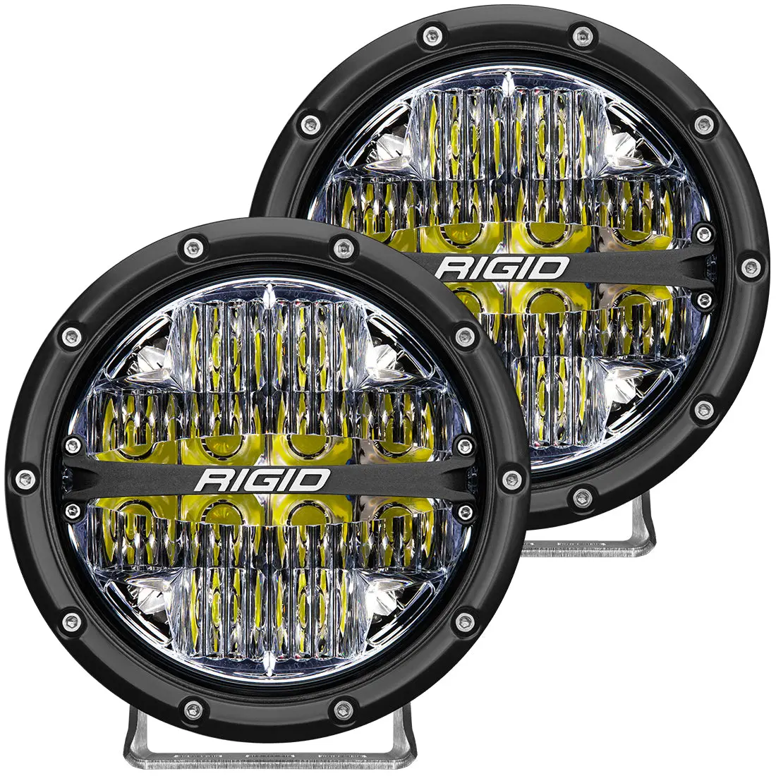 36204  -  360-Series 6 Inch Off-Road Led Light, Drive Beam, White Backlight, Pair 1