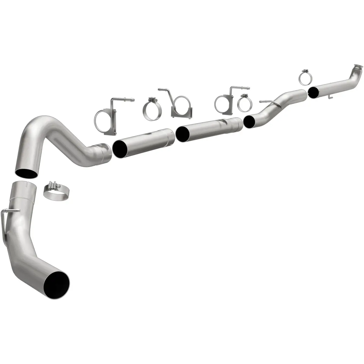 Custom Builder Pipe Kit Diesel 4In. Downpipe-Back 1