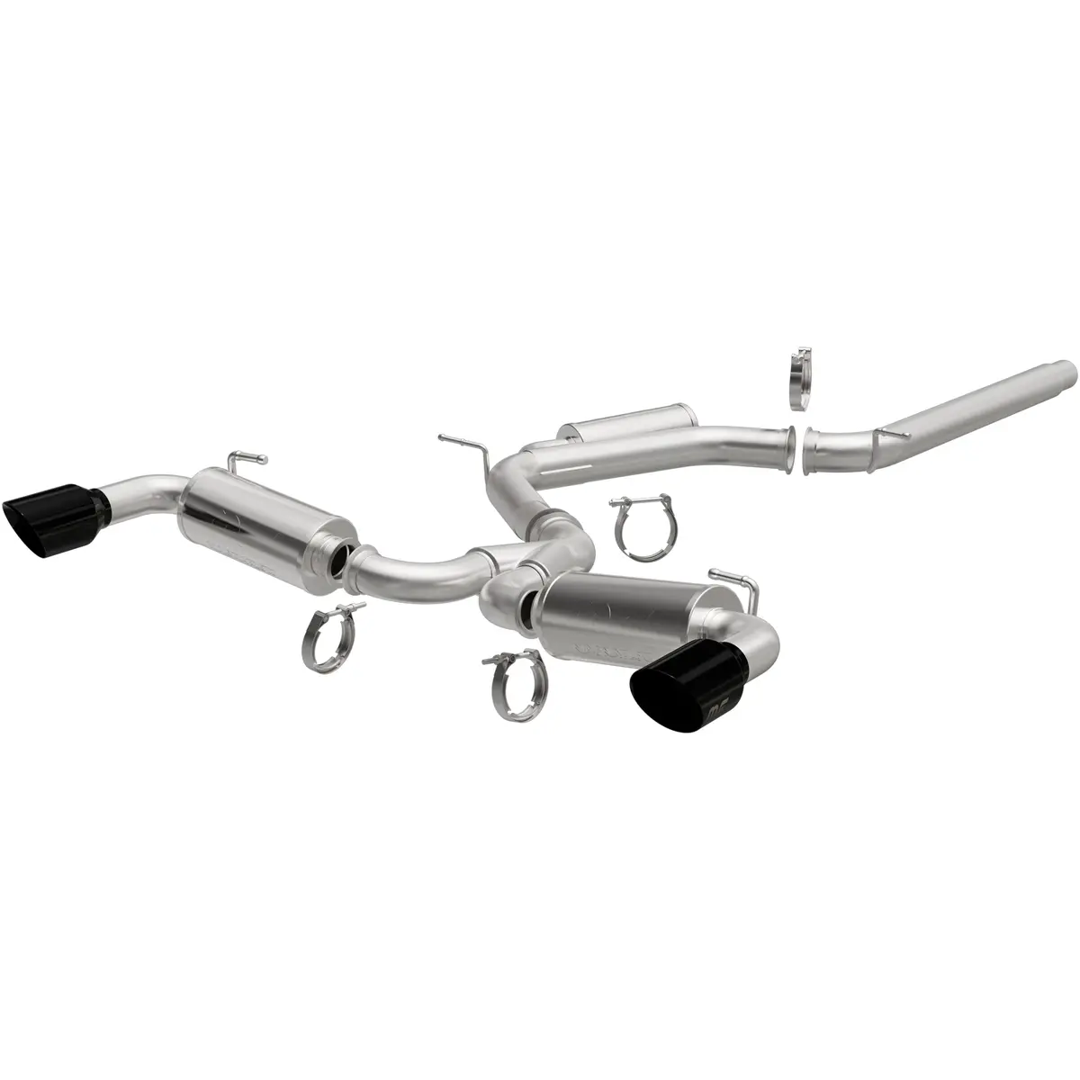 19622  -  Neo Series Black Chrome Tips Cat-Back System 1
