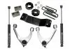 3700  -  3.5" Upper Ctrl Arm Kit-07-16 Gm 1500 4Wd W Oe Cast Stl Ctrl Arms W Sl Rr Shocks 1