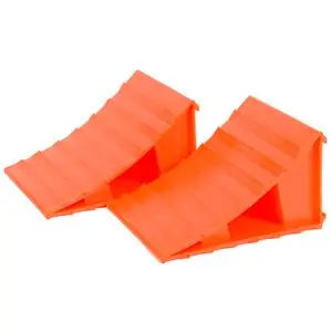 38511  -  Bright Orange Plastic Set Of 2 1