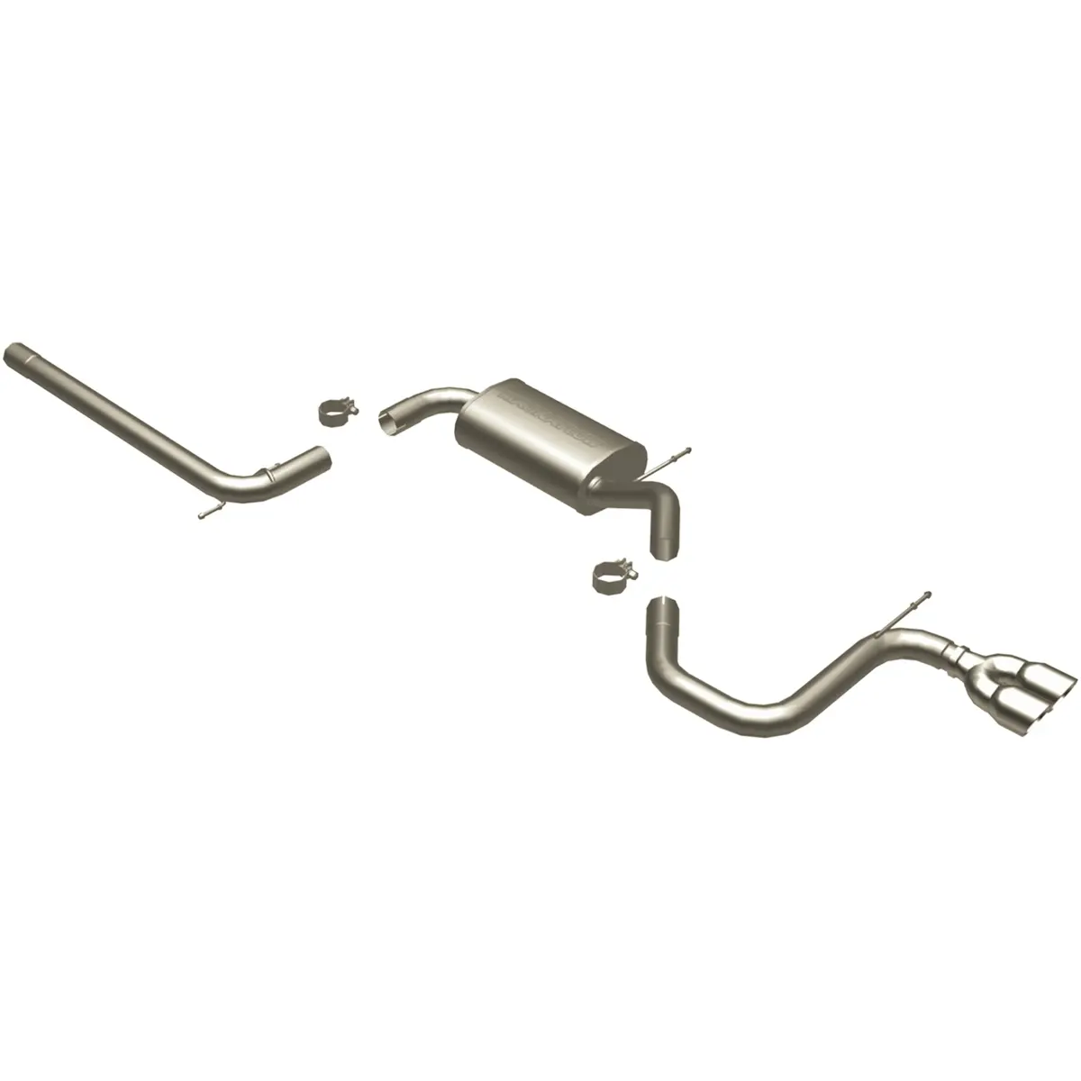 Touring Series Stainless Cat-Back System 1