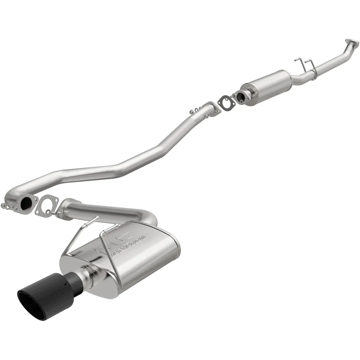 19610  -  Neo Series Carbon Fiber Tips Cat-Back System 1