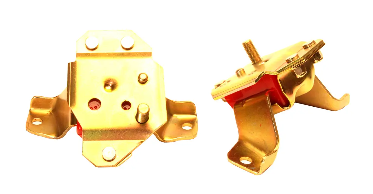 4.1122R  -  Motor Mount Set; Red; Pair; Performance Polyurethane; 1