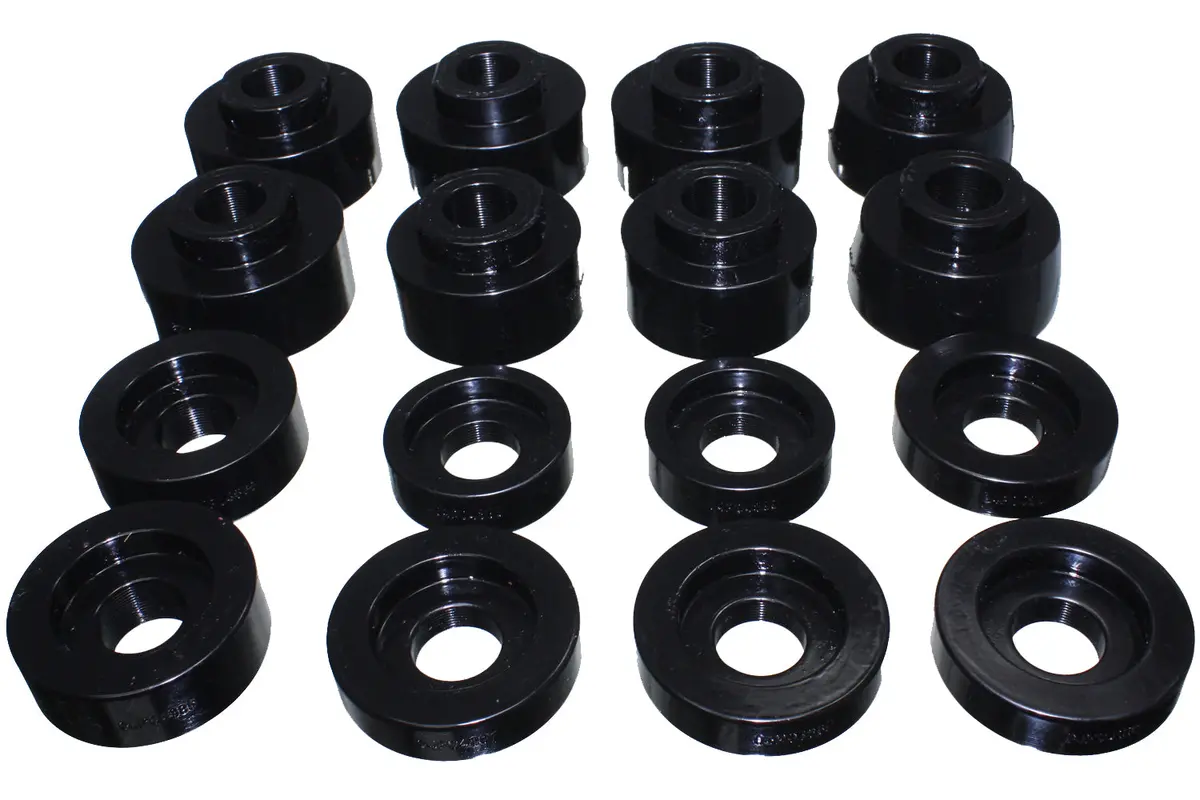 4.4124G  -  Body Mount Set; Black; Performance Polyurethane; 1