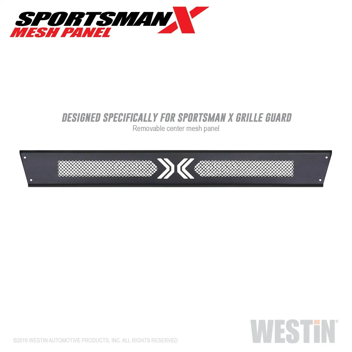 40-13025  -  Sportsman X Mesh Panel; Textured Black; 1