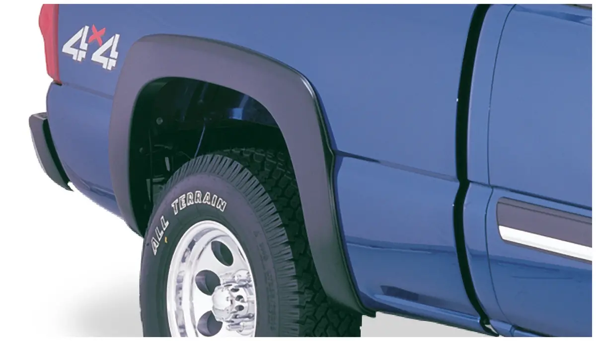 40907-02  -  Oe Style Fender Flares Black Smooth Finish 4-Piece Set 1