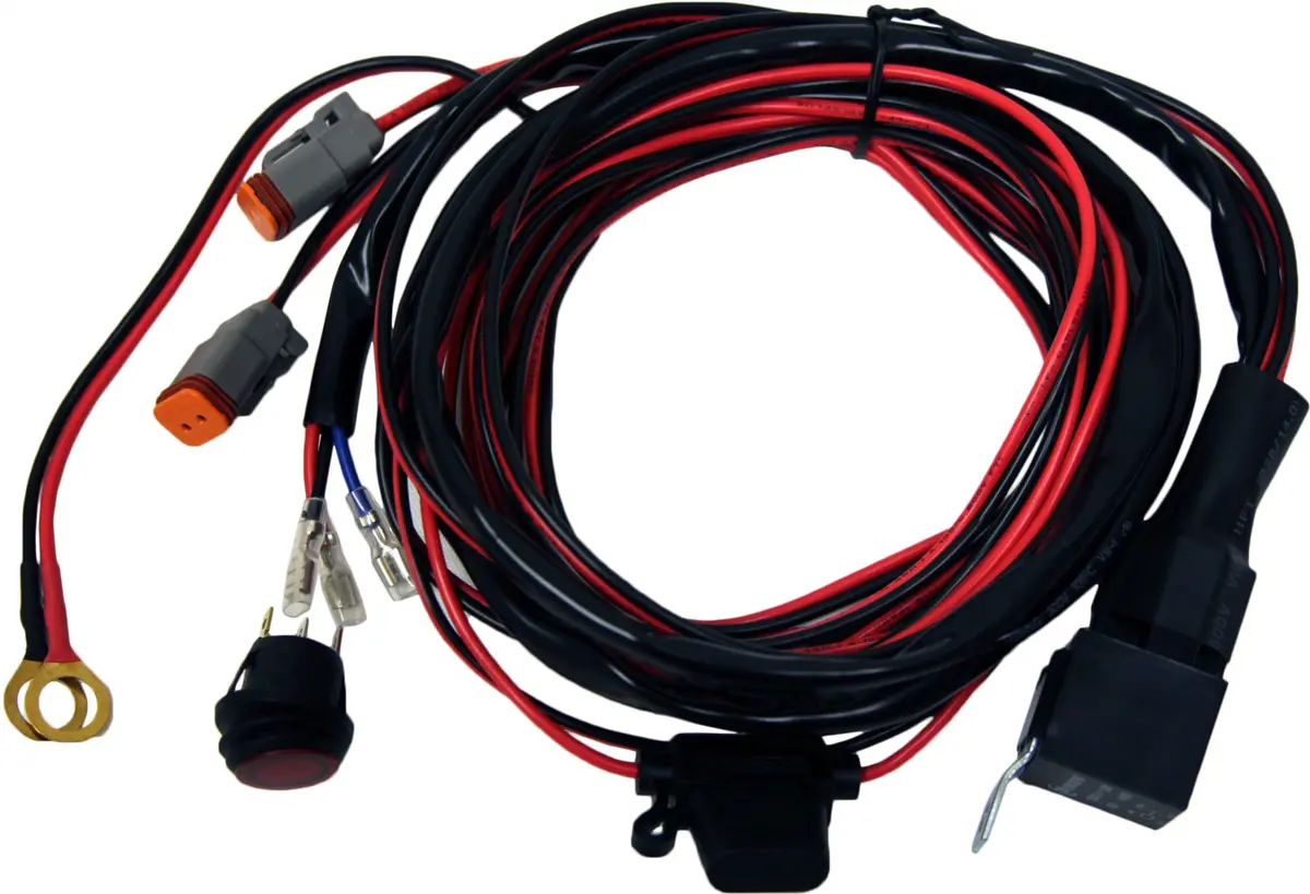 40196  -  Wire Harness, Fits D-Series Pair And Sr-Q Series Pair With 6 Leds 1