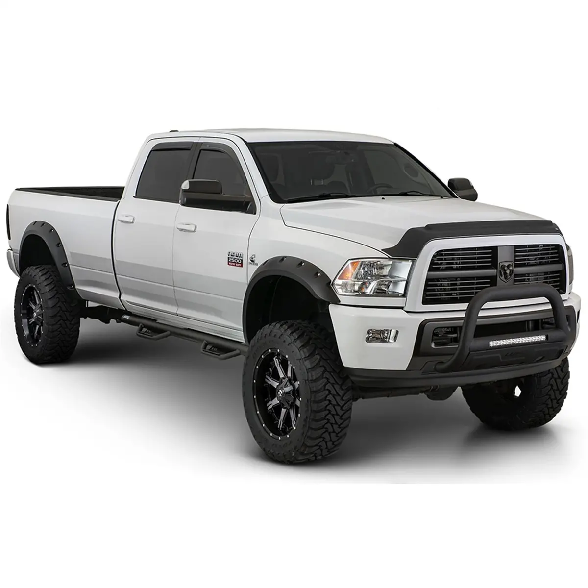 40978-02  -  Max Coverage Pocket/Rivet Style Fender Flares Black Smooth Finish 4-Piece Set 1