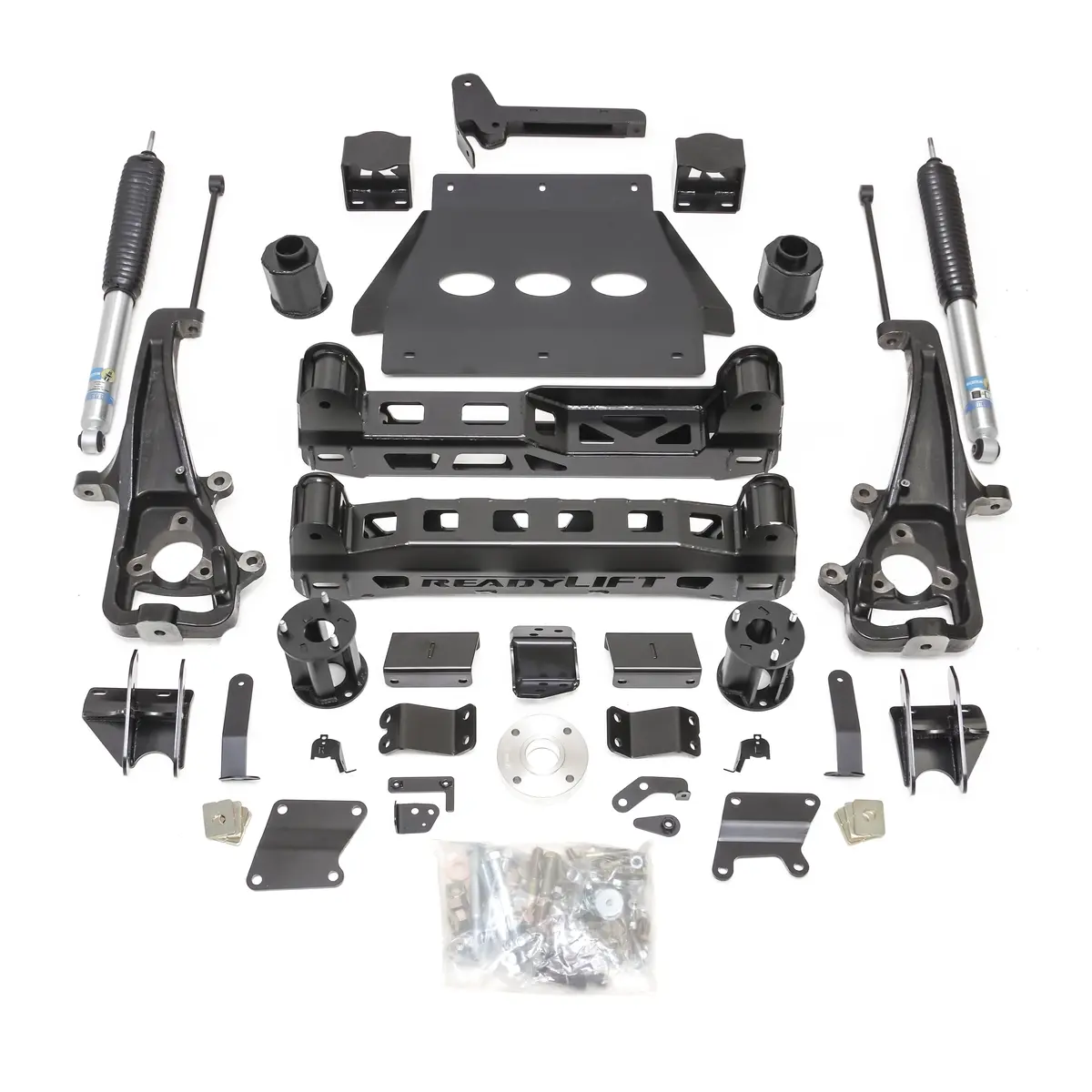 44-19620  -  Readylift 2019-2022 Ram 1500 6.0'' With Factory Air Suspension Lift Kit 1