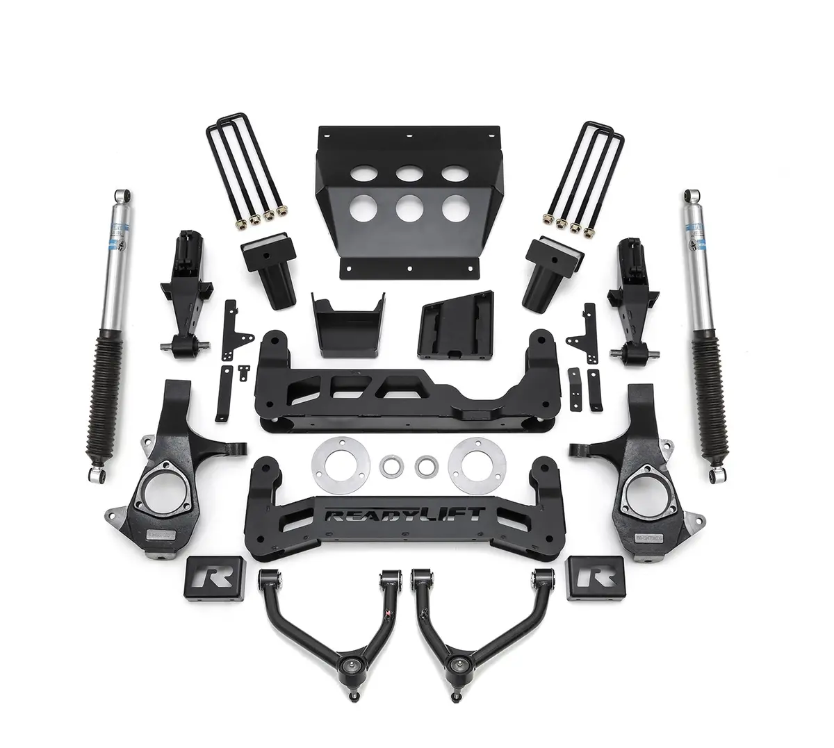 2014-2018 7'' Lift Kit With Ucas For Stamped Steel Oe Uca, Bilstein Shocks 1