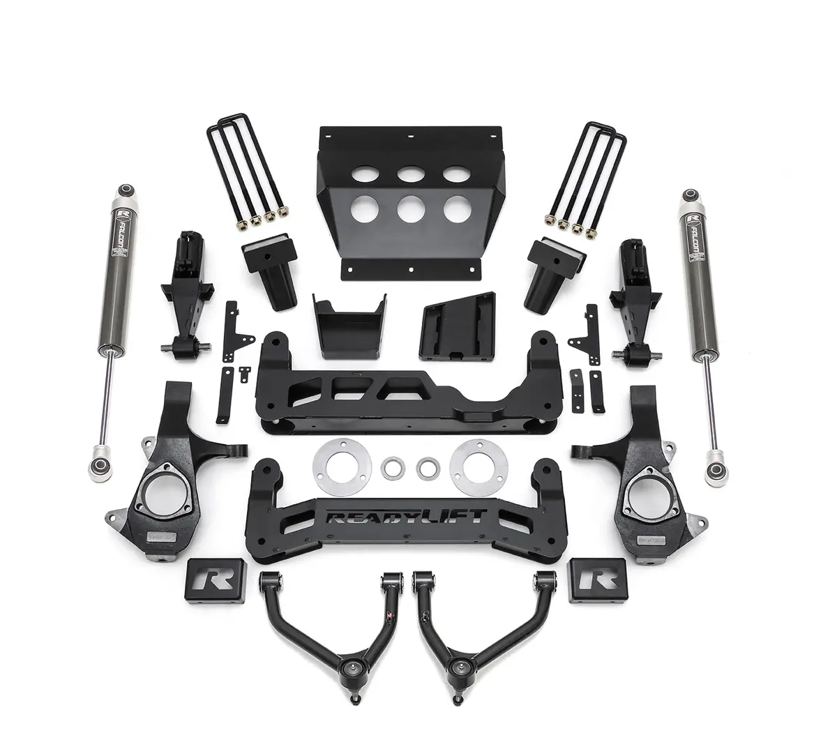 44-34720  -  2014-2018 Chevy/Gm 1500 7'' Big Lift Kit With Falcon Stamp Steel Uca 1