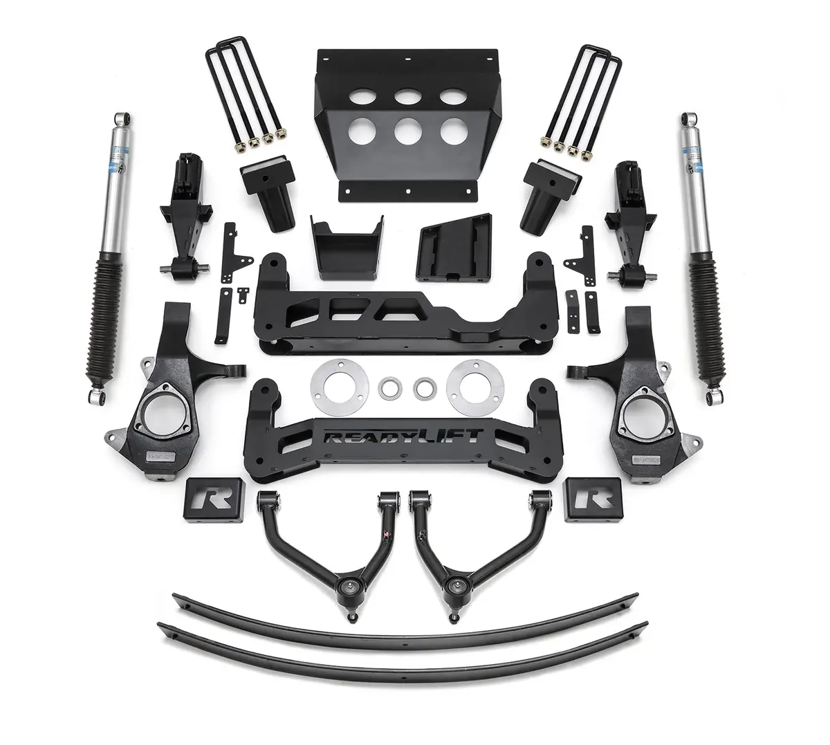 44-3491  -  2014-2018 9'' Lift Kit For Cast Steel Oe Upper Control Arms With Bilstein Shocks 1