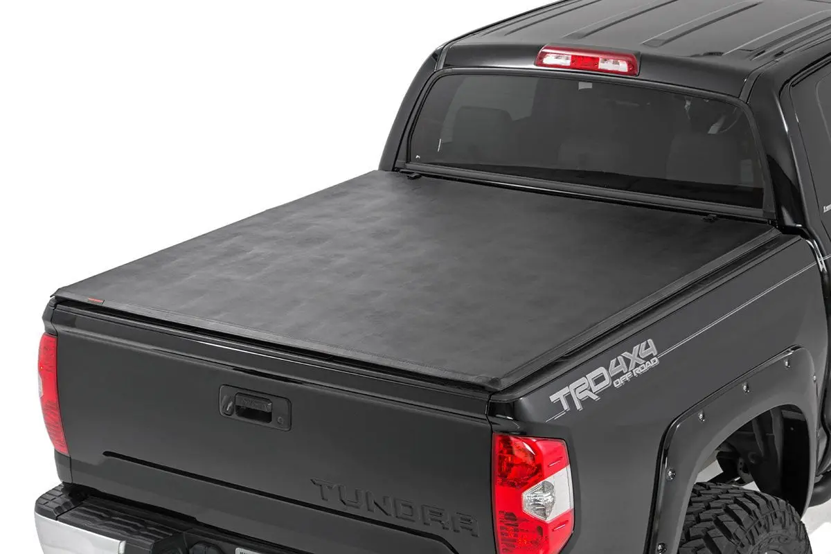 41714551  -  Bed Cover - Tri Fold - Soft - 5'7" Bed - Toyota Tundra (07-23) 1