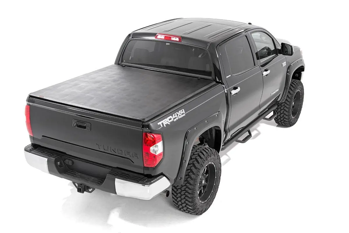 41714551A  -  Soft Tri-Fold Bed Cover - 5'7" Bed - Toyota Tundra 2Wd/4Wd (2007-2025) 1