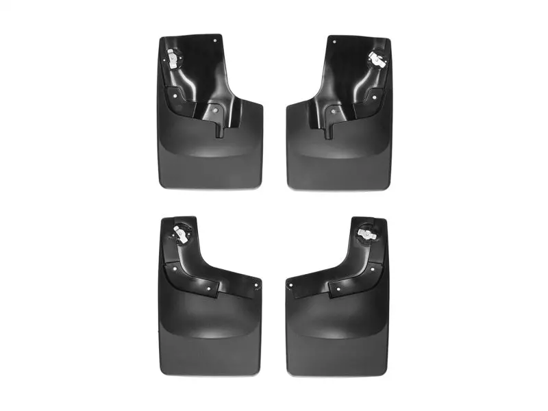 Weathertech 2015 Chevrolet Colorado W/O Fender Flares No Drill Front & Rear Mudflaps 1