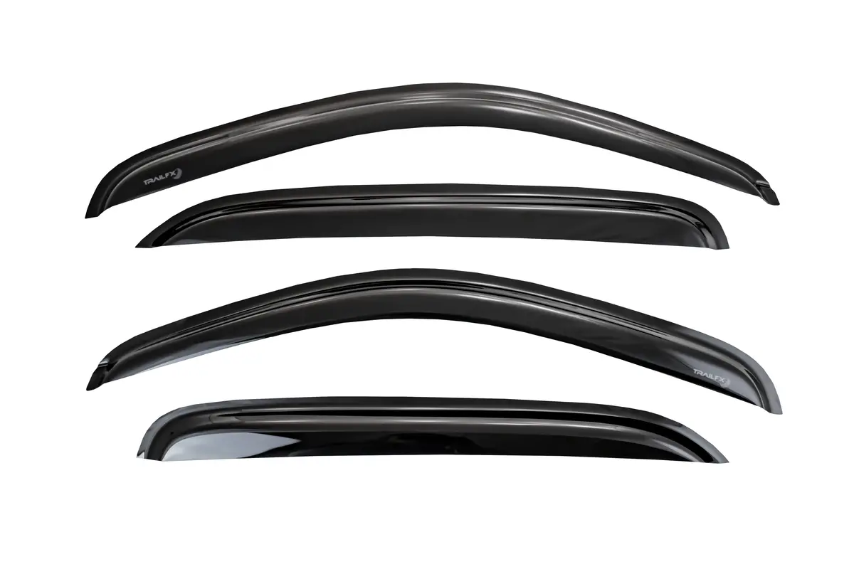 4634H  -  Low Profile Tape-On Smoke Acrylic Set Of 4 1