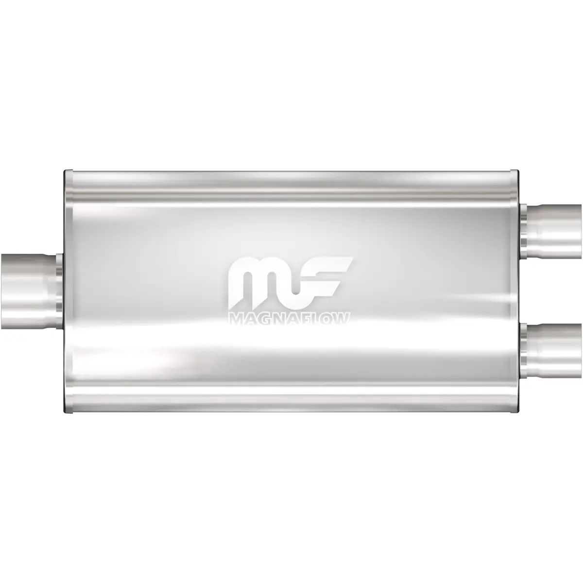 12590  -  Straight-Through Performance Muffler; 3In. Center/Dual;  5X22x11 Body 1