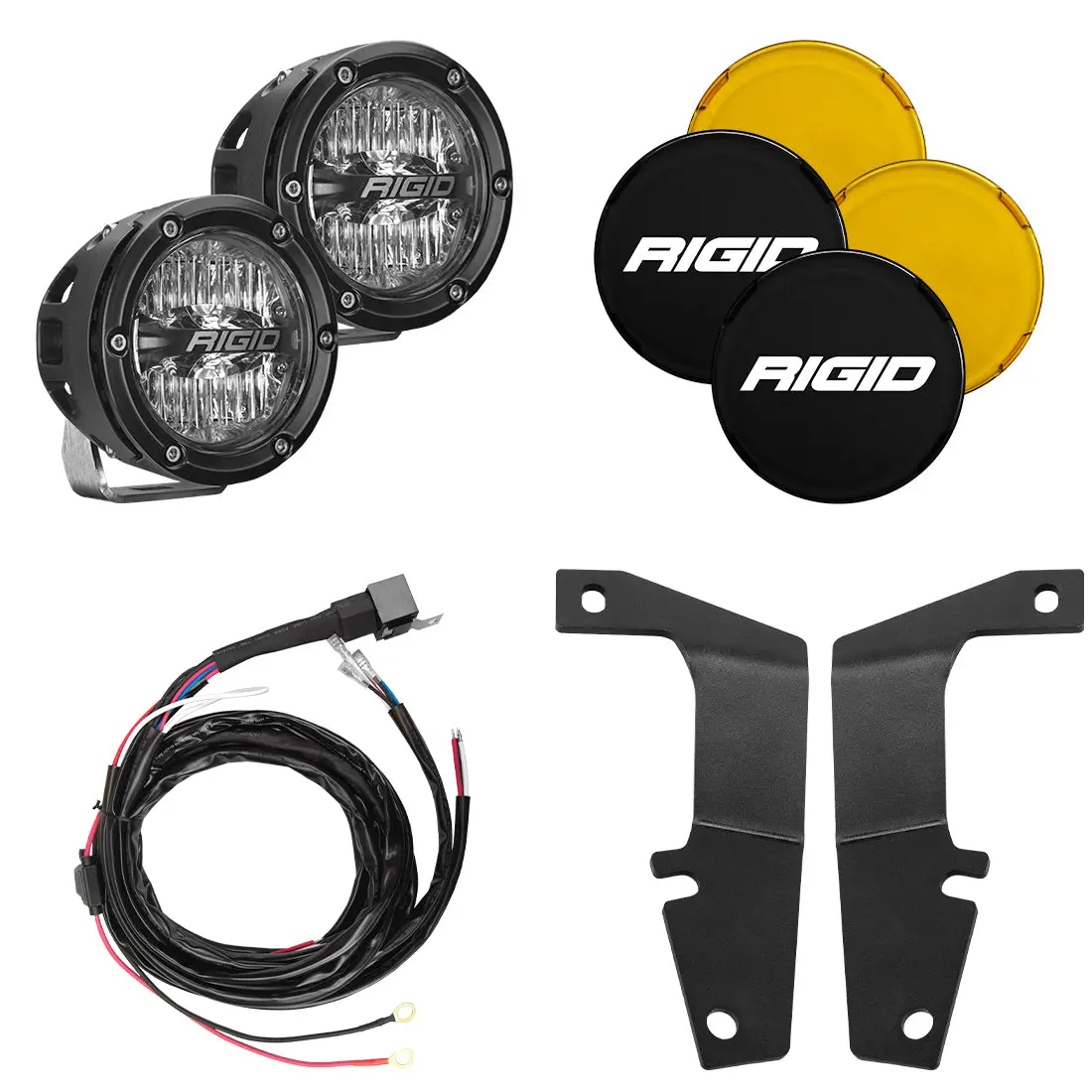 46704  -  2010-2020 Toyota 4Runner A-Pillar Light Kit, Includes 4In 360-Series Drive 1