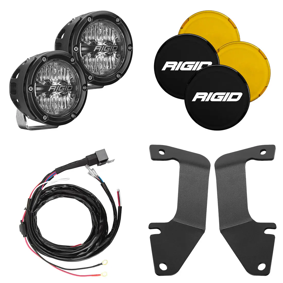 46706  -  2014-2020 Toyota Tundra A-Pillar Light Kit, Includes 4In 360-Series Drive 1