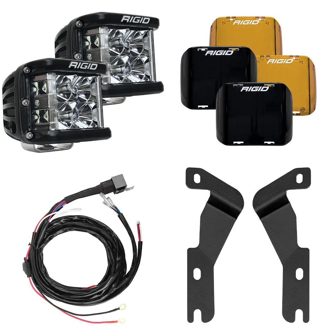 46707  -  2016-2020 Toyota Tacoma A-Pillar Light Kit, Includes D-Ss Flood 1