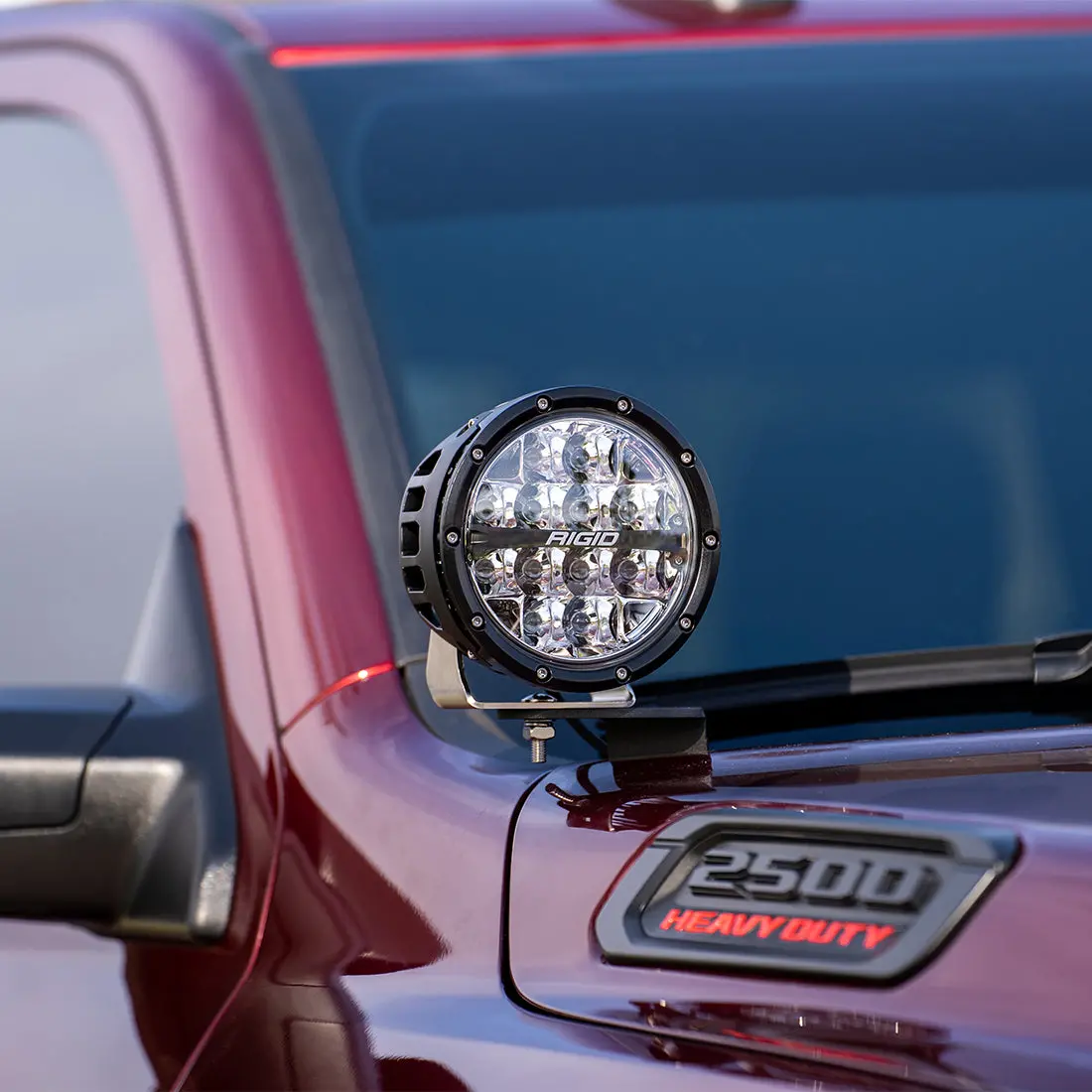 46720  -  2019+ Dodge Ram 2500/3500 A-Pillar 6 Inch 360-Series Led Light Kit 1