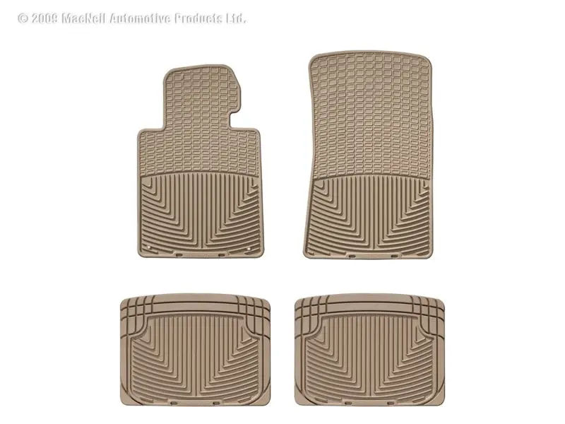 Wt Rubber Mats - Rear - Tan 1