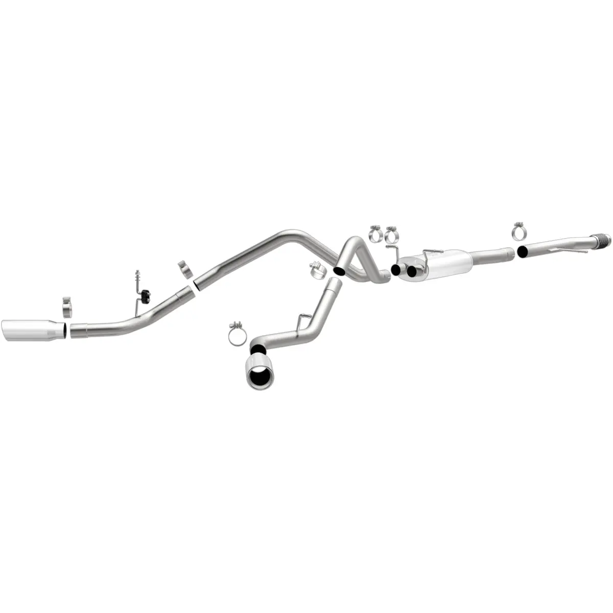 15269  -  Street Series Stainless Cat-Back System 1