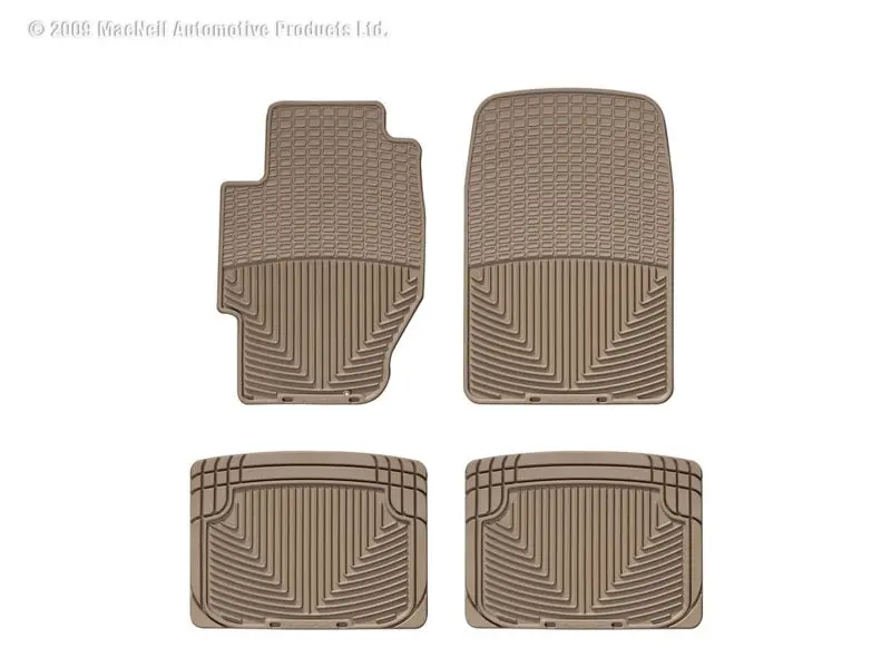 Wt Rubber Mats - Rear - Tan 1