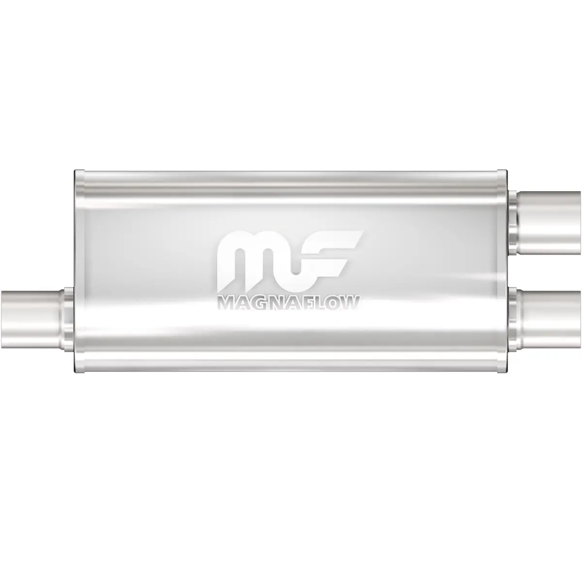 12266  -  Straight-Through Performance Muffler; 2.5/2.25In. Offset/Dual;  5X18x8 Body 1