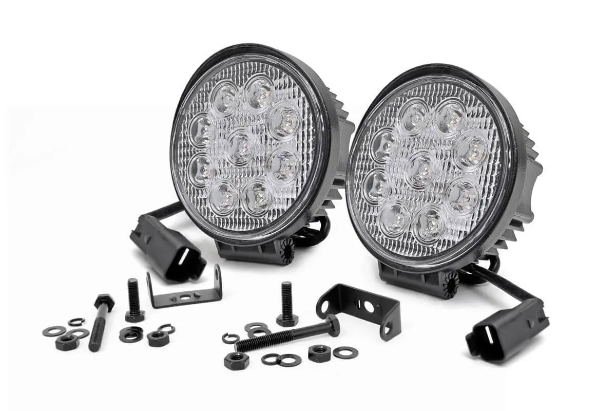 70804  -  4 Inch Chrome Series Led Light - Round - Pair 1