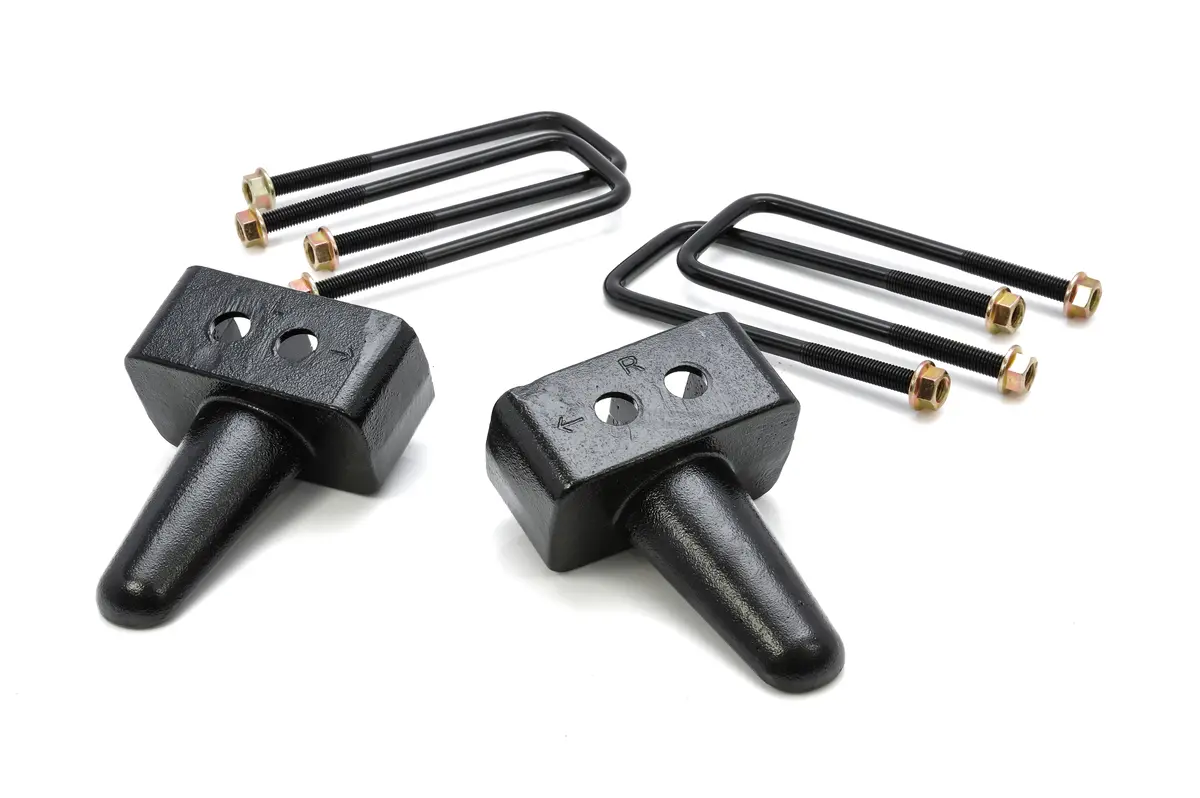 F30rb1  -  3 In Lift Alum W/2 Blocks/4 U-Bolts/Bump Stop Landings And Location Pins 1
