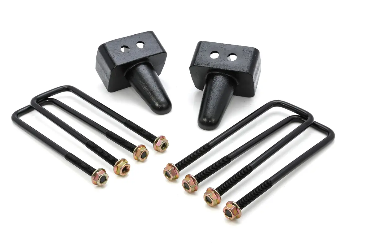F40rb3  -  4 In Lift Alum W/2 Blocks/4 U-Bolts/Bump Stop Landings And Location Pins 1