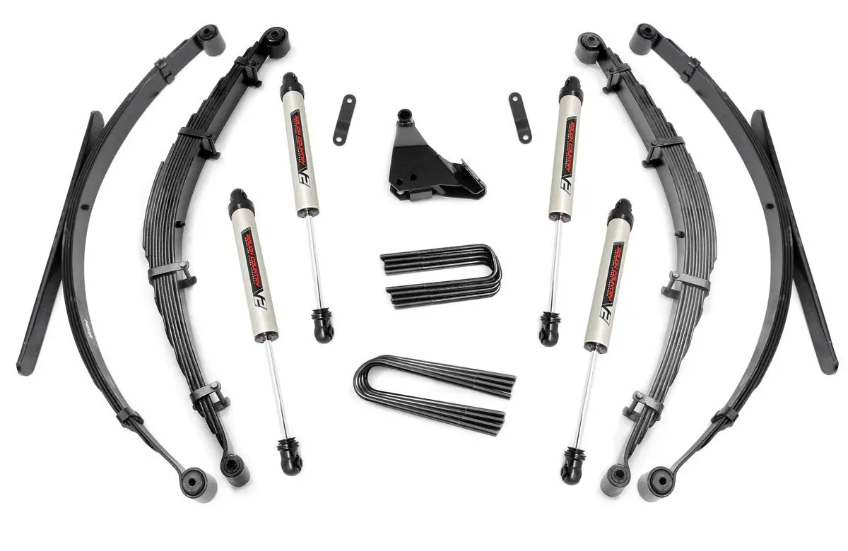 50170 - 4 Inch Lift Kit - Rear Springs - V2 - Ford F-250/F-350 Super Duty 4Wd (99-04) 1