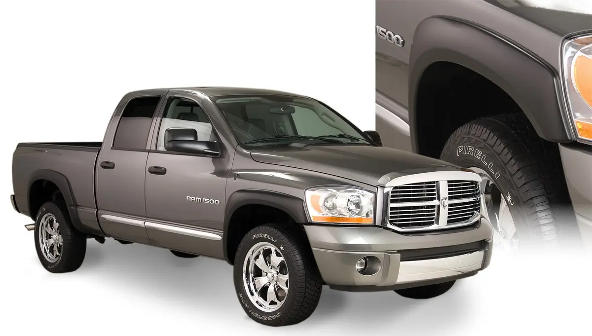 50909-02  -  Oe Style Fender Flares Black Smooth Finish 4-Piece Set 1