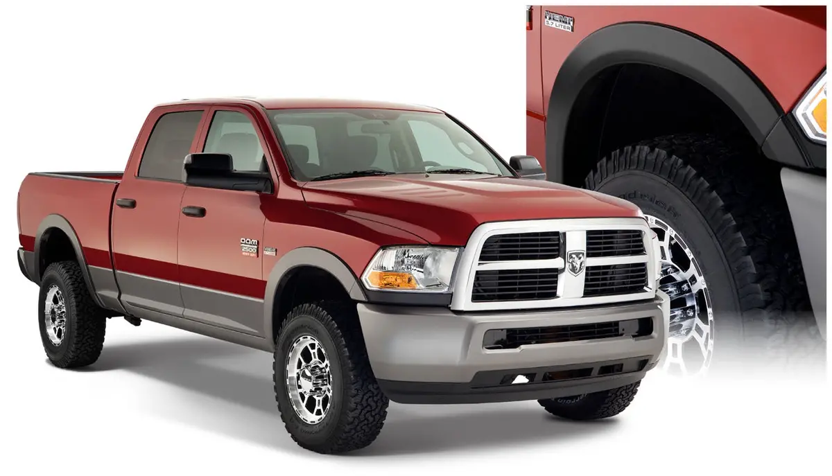 50917-02  -  Oe Style Fender Flares Black Smooth Finish 4-Piece Set 1